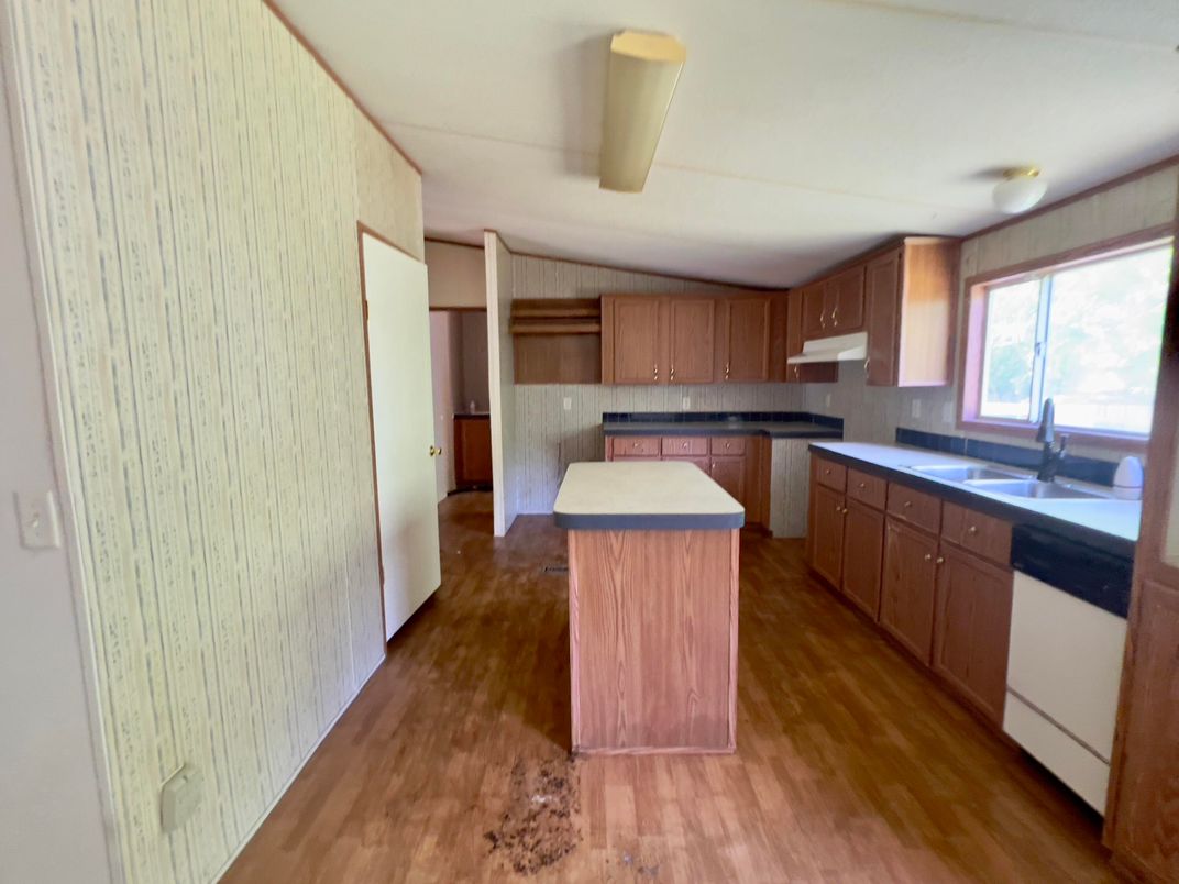 Interior, Kitchen, Wood Texture Flooring