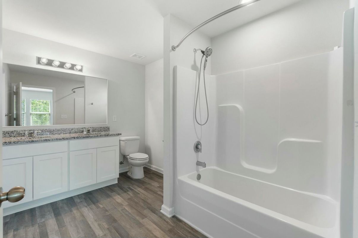 Bathroom, Interior, Wood Texture Flooring