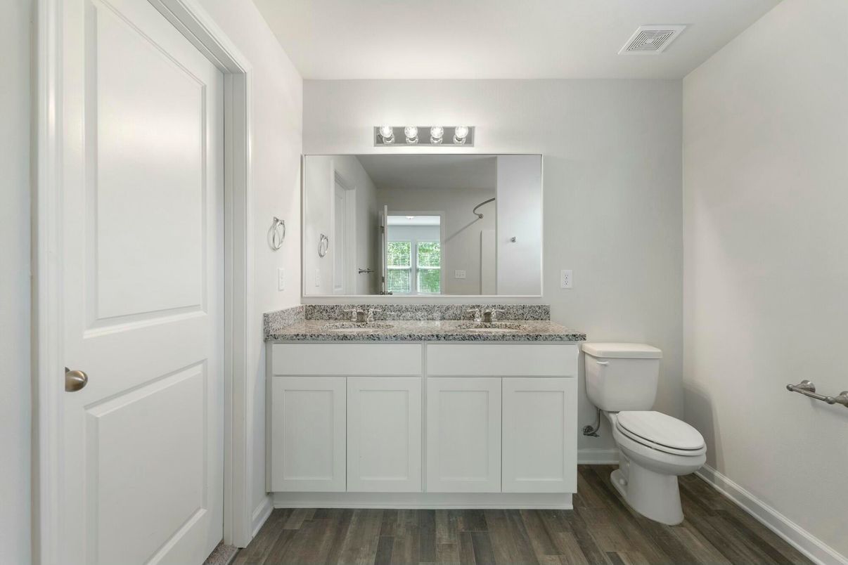 Bathroom, Interior, Wood Texture Flooring