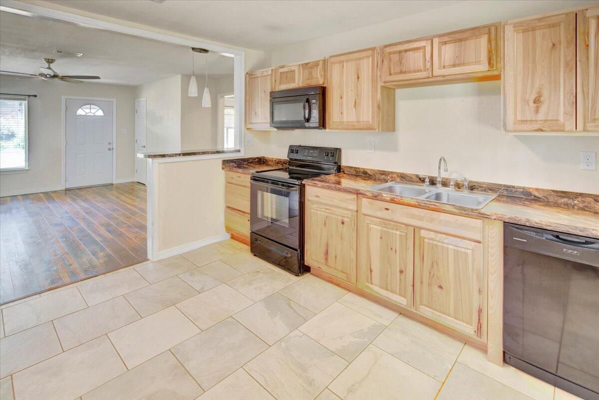 Interior, Kitchen, Wood Texture Flooring