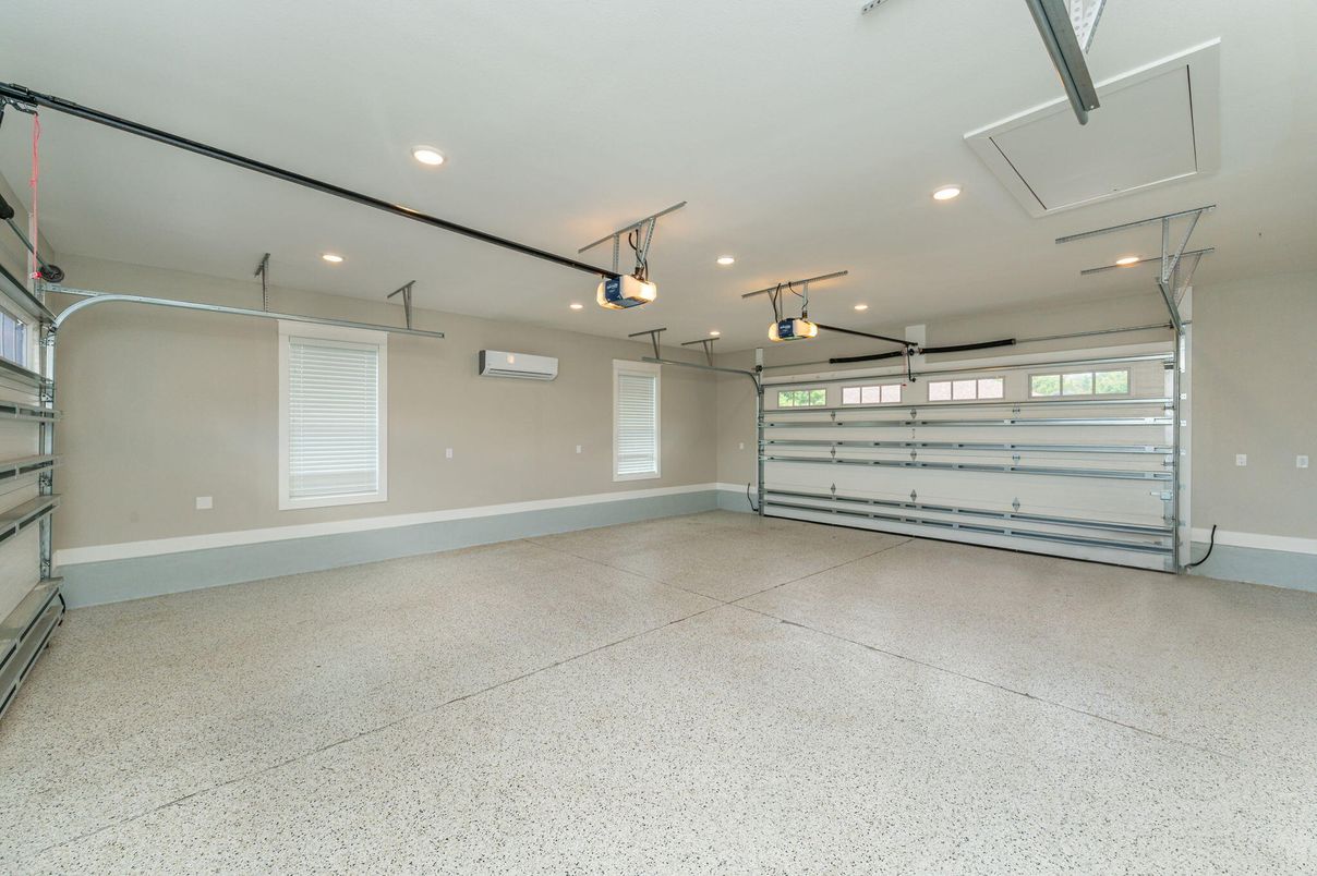 Garage, Interior, Recessed Lighting