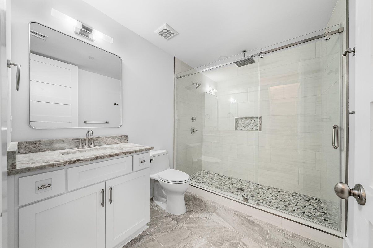 Bathroom, Glass Shower, Interior