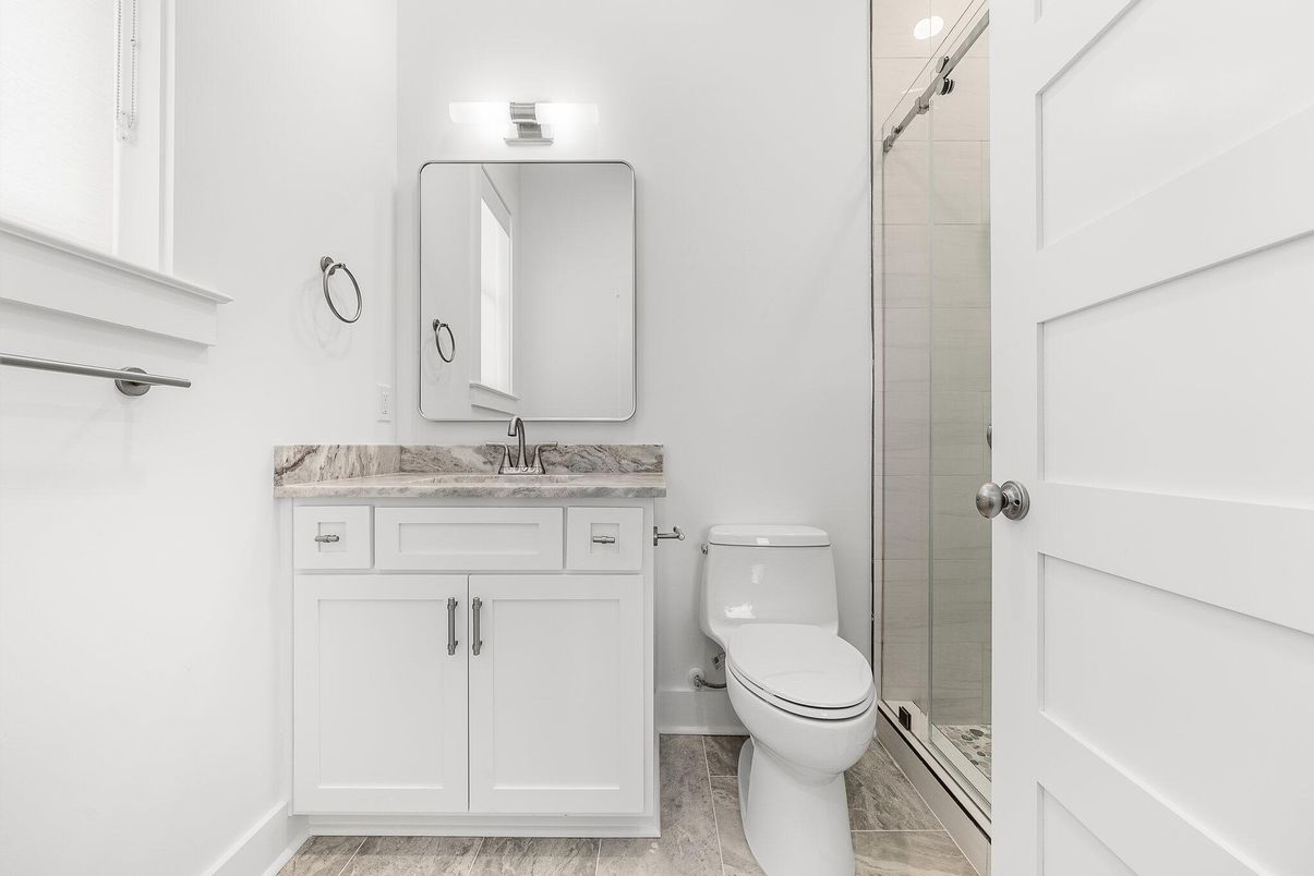 Bathroom, Glass Shower, Interior