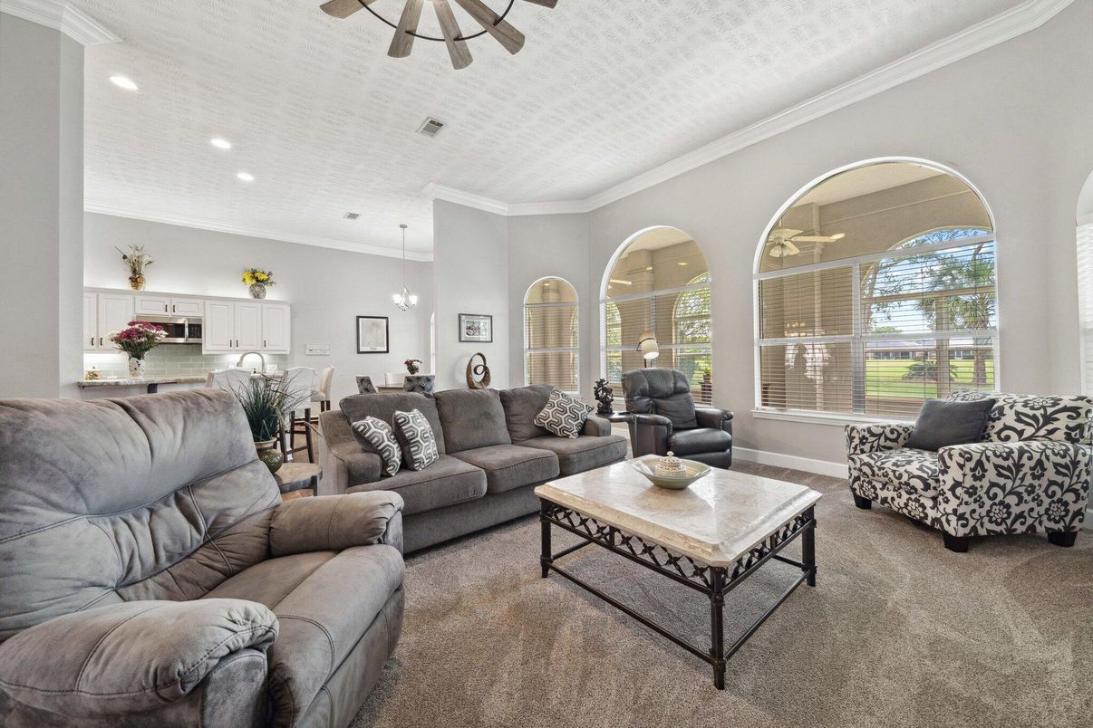 Dining room, Interior, Kitchen, Living room, Pendant Lights, Recessed Lighting