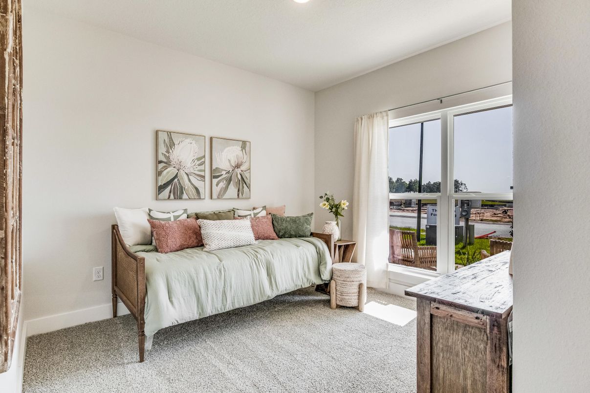 Bedroom, Interior, Recessed Lighting