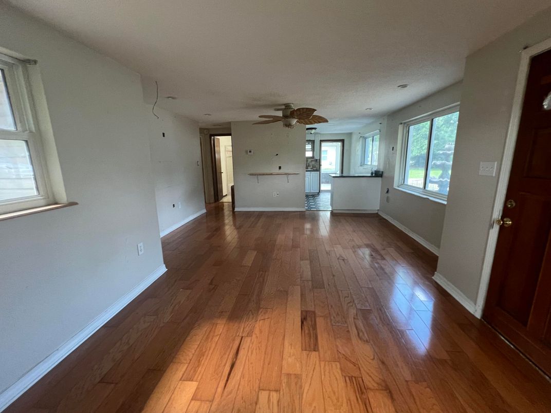 Empty room, Interior, Wood Texture Flooring