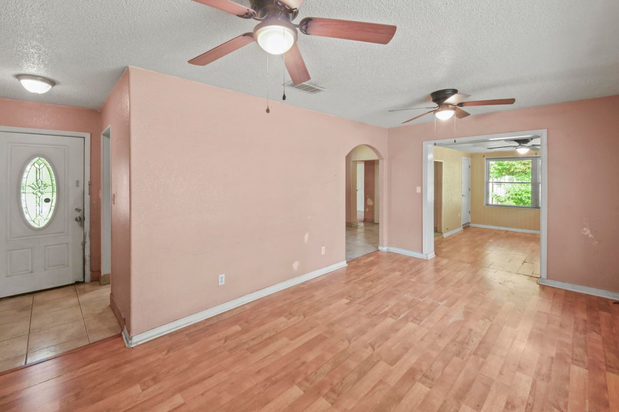 Empty room, Interior, Wood Texture Flooring