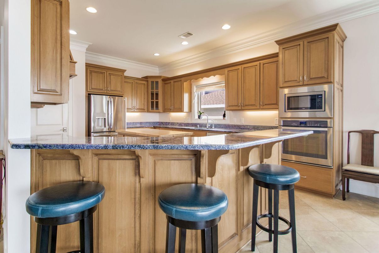 Interior, Kitchen, Recessed Lighting, Stainless Steel Appliances