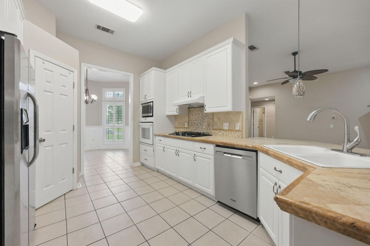 Interior, Kitchen, Recessed Lighting, Stainless Steel Appliances