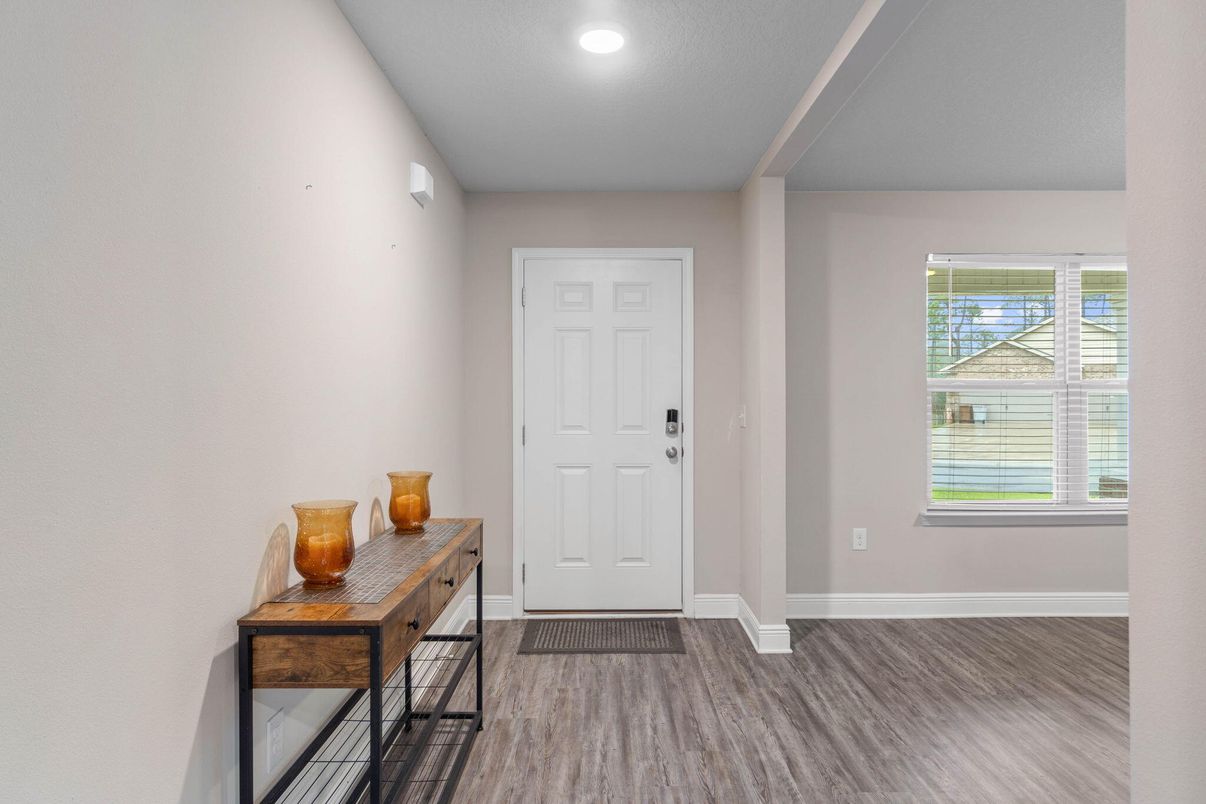 Interior, Recessed Lighting, Wood Texture Flooring