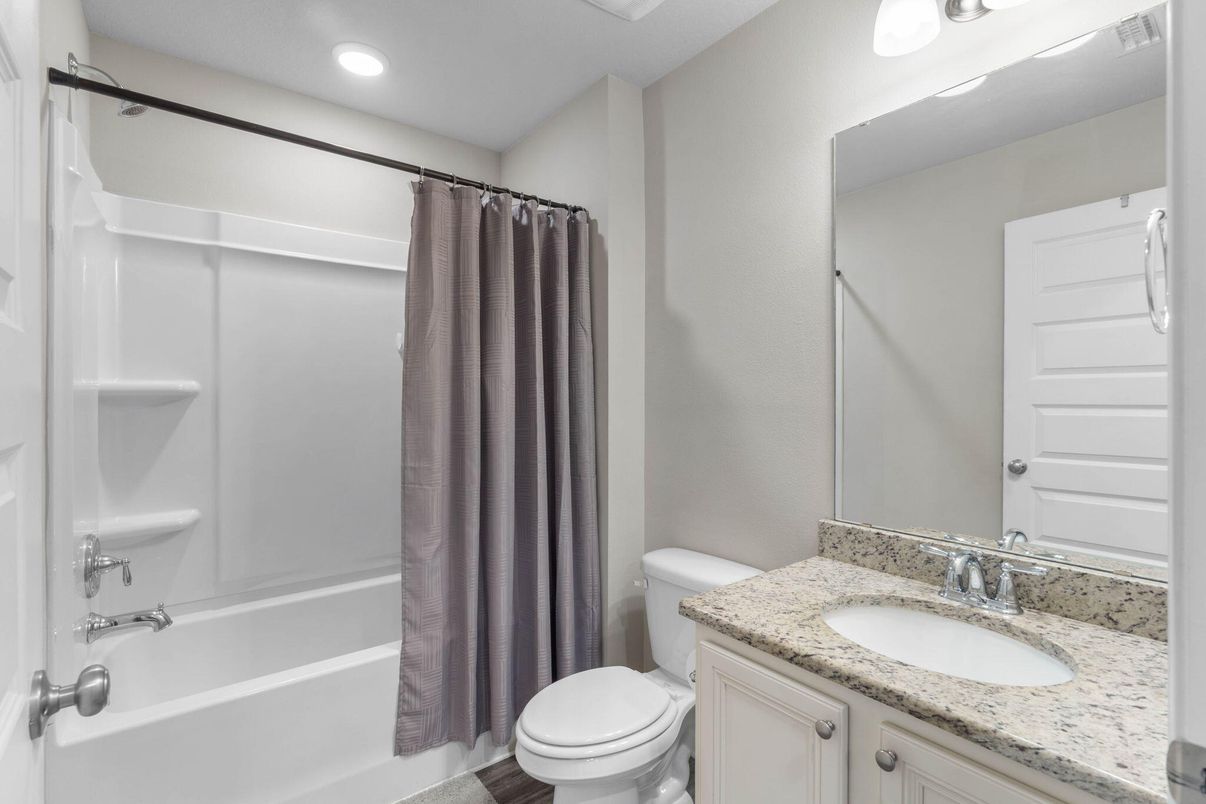 Bathroom, Interior, Recessed Lighting