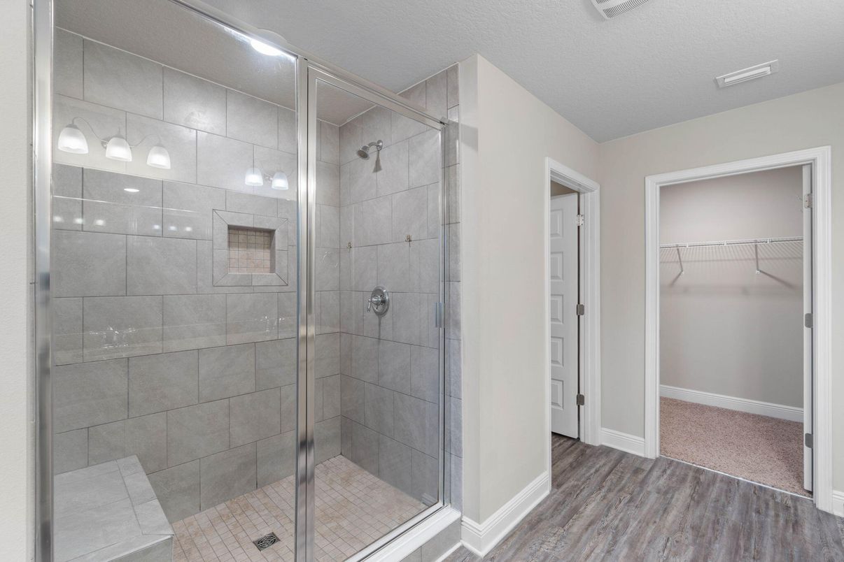 Bathroom, Glass Shower, Interior, Walk-in Closets