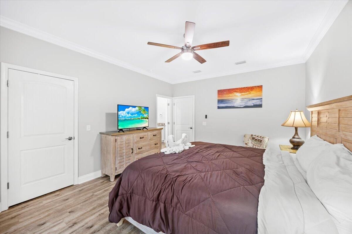 Bedroom, Interior, Wood Texture Flooring