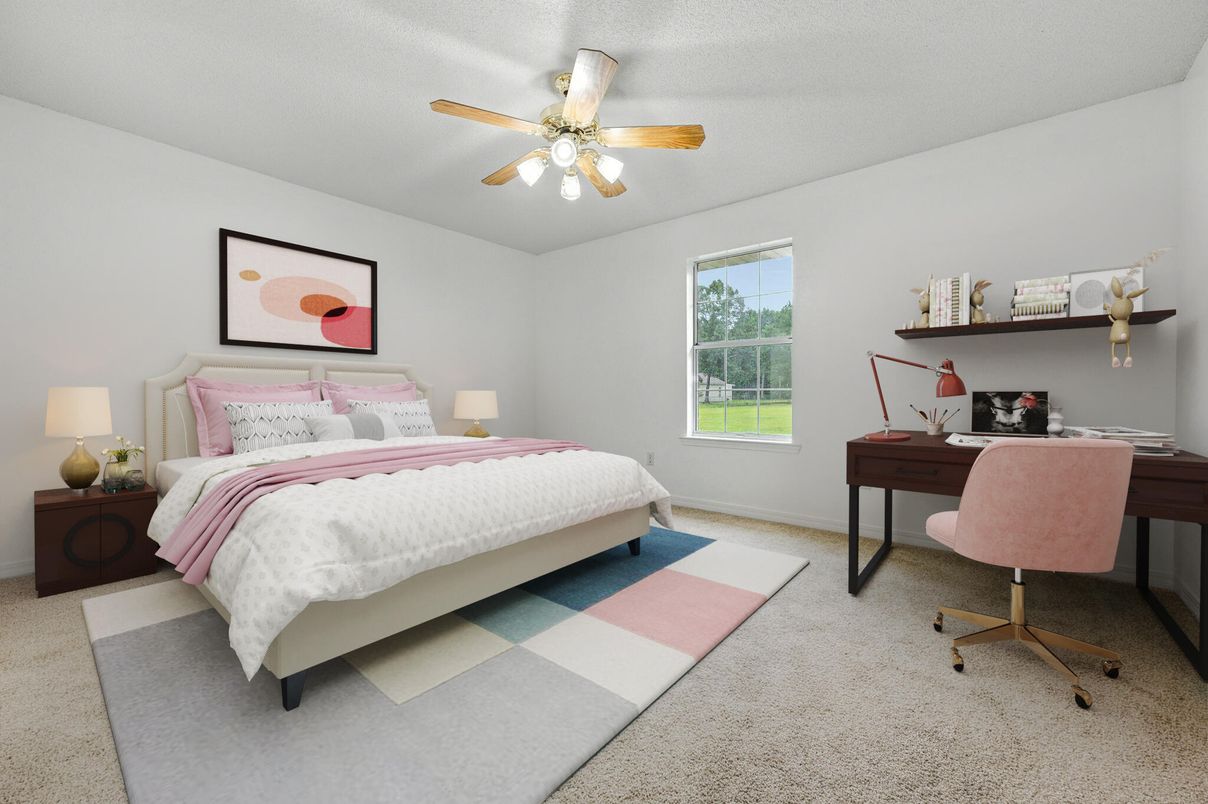 Bedroom, Home Office, Interior