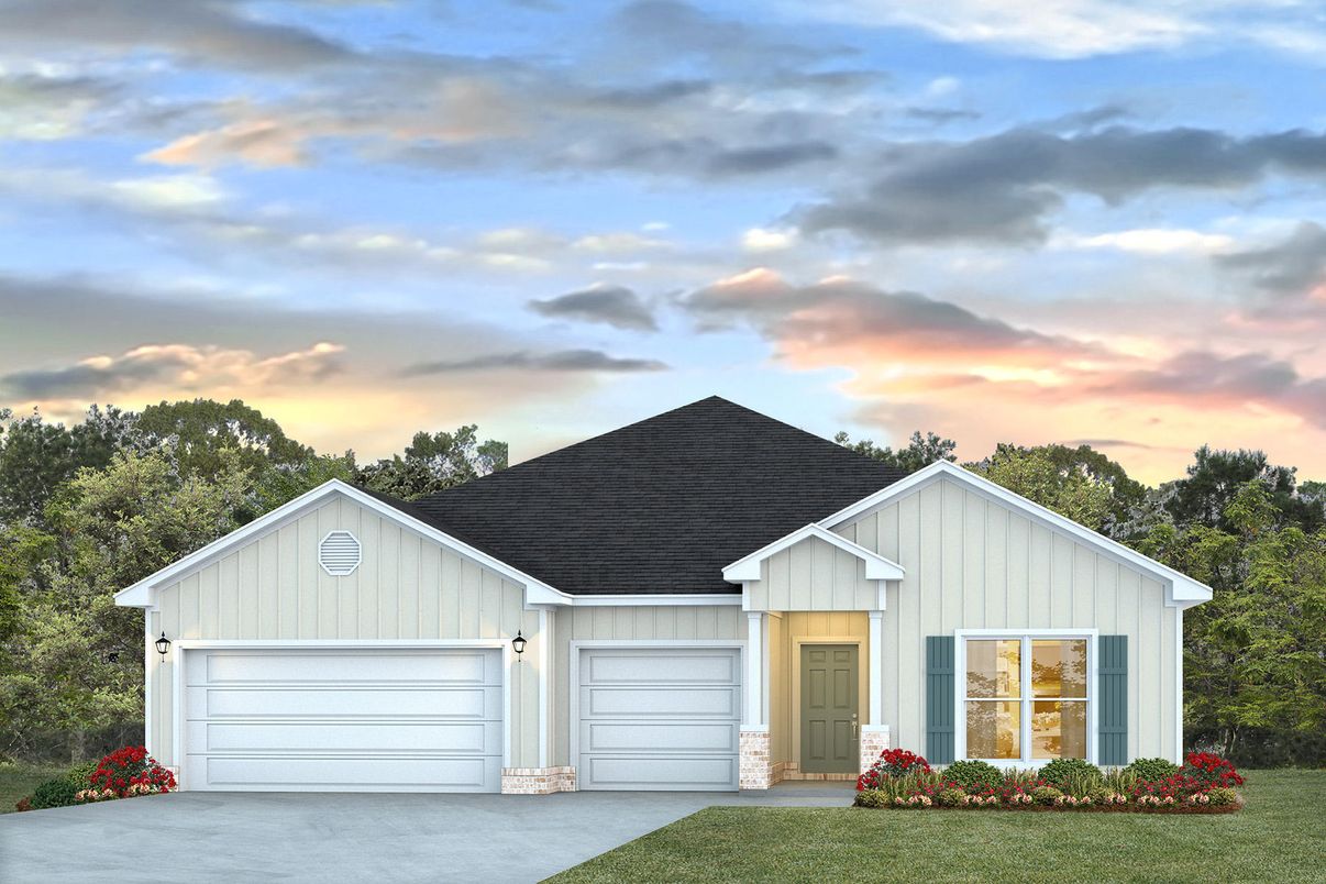 Attached, Exterior, Facade, Farmhouse
