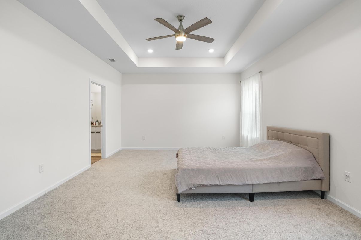 Bedroom, Interior, Recessed Lighting