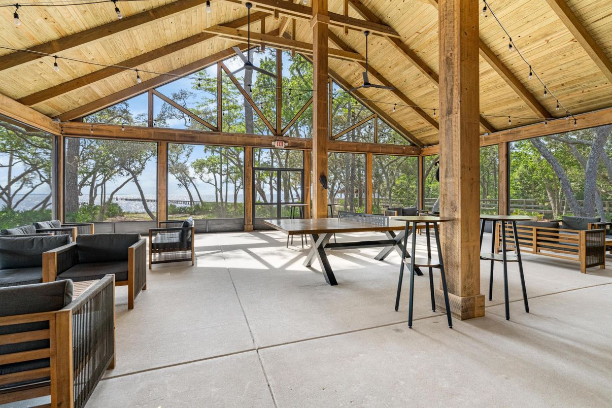Interior, Sun Room, Wooden Beams, Wooden Ceilings