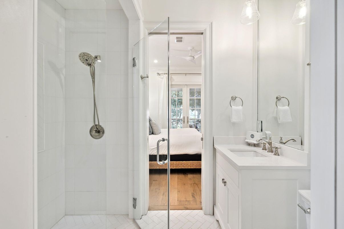 Bathroom, Bedroom, Glass Shower, Interior