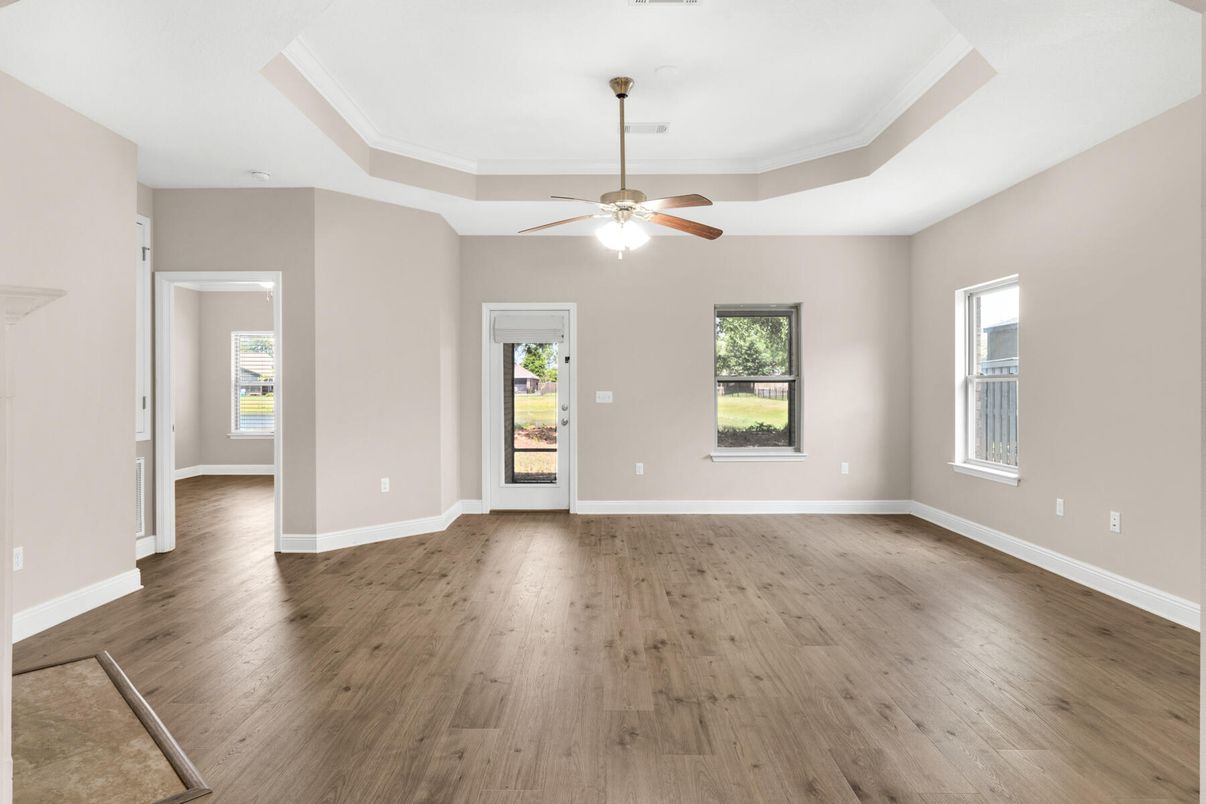 Empty room, Interior, Wood Texture Flooring