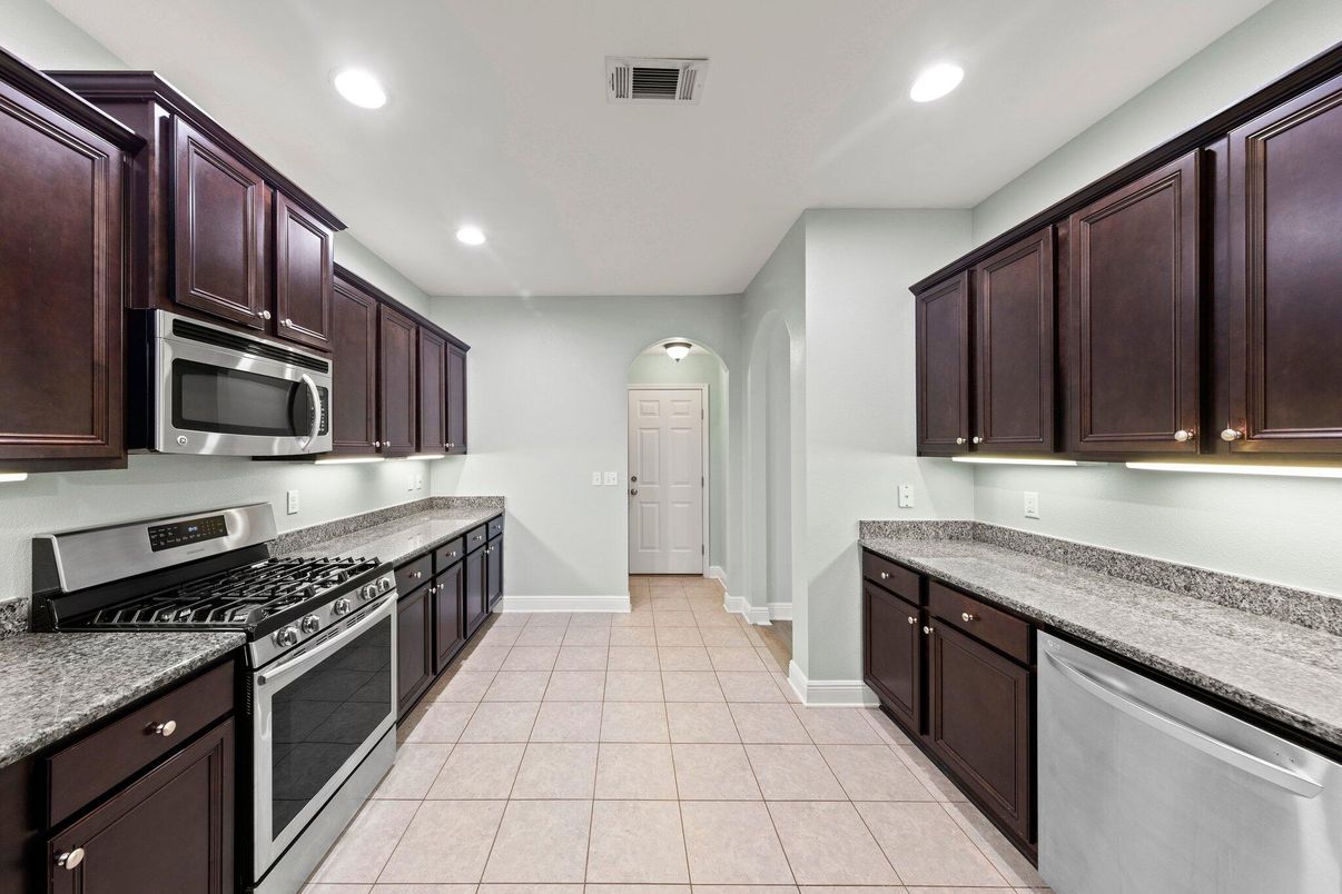 Interior, Kitchen, Recessed Lighting, Stainless Steel Appliances