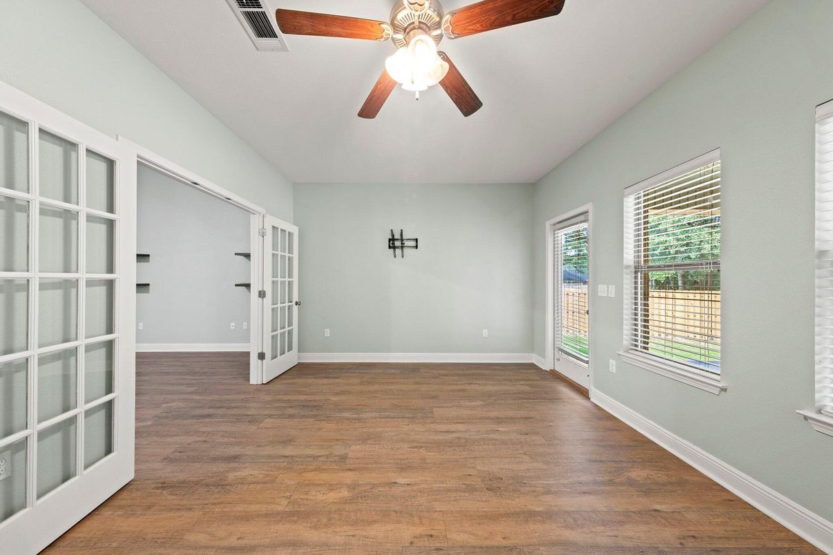 Empty room, Interior, Wood Texture Flooring