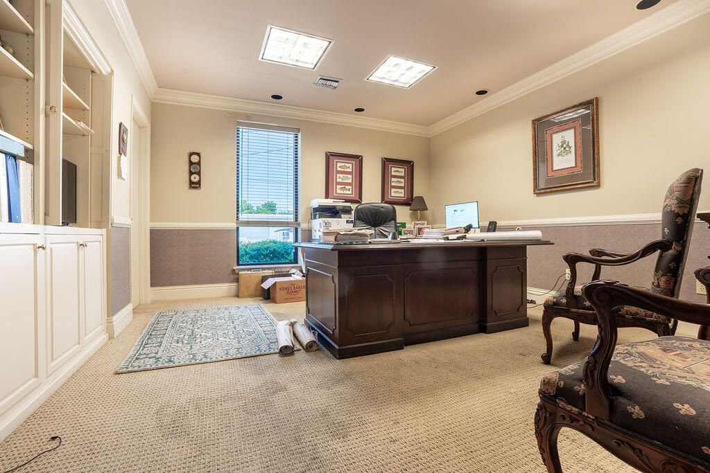 Home Office, Interior, Recessed Lighting