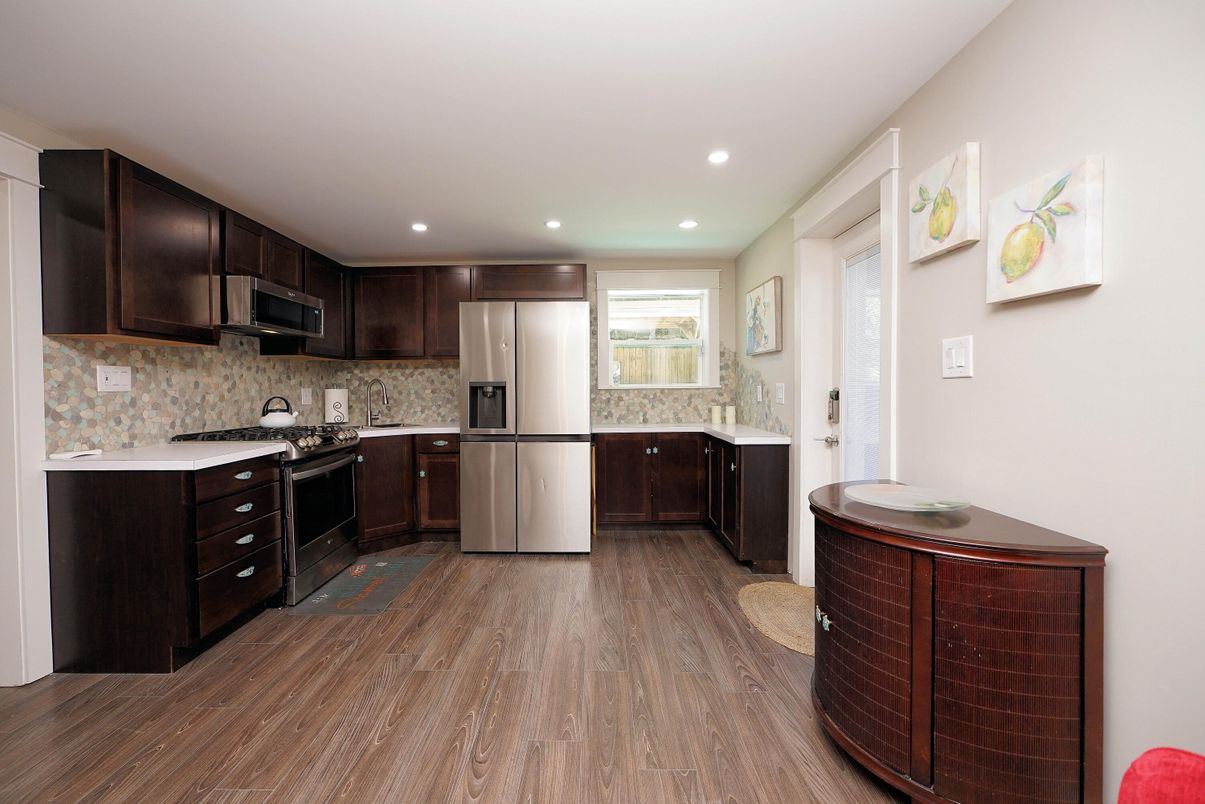 Interior, Kitchen, Recessed Lighting, Stainless Steel Appliances