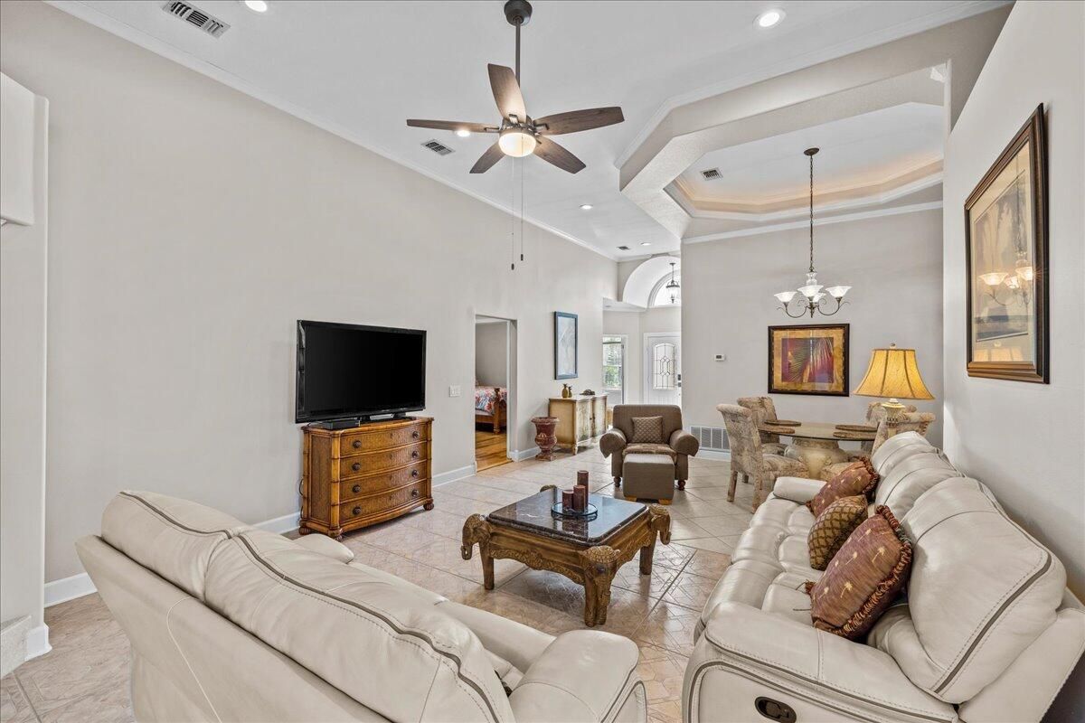 Chandelier, Interior, Living room, Recessed Lighting
