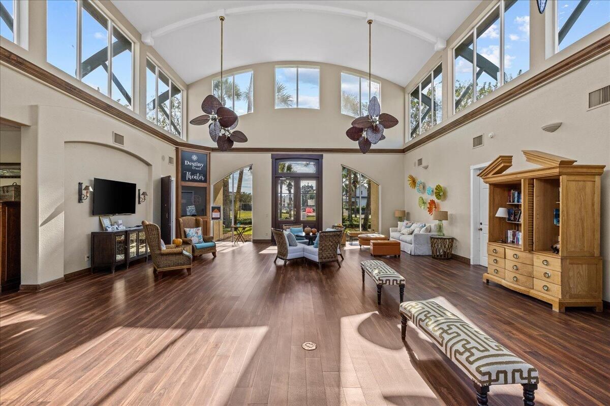 Interior, Living room, Pendant Lights, Wood Texture Flooring