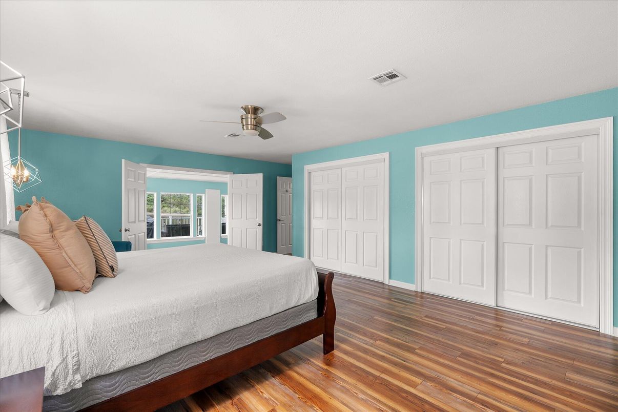 Bedroom, Interior, Wood Texture Flooring