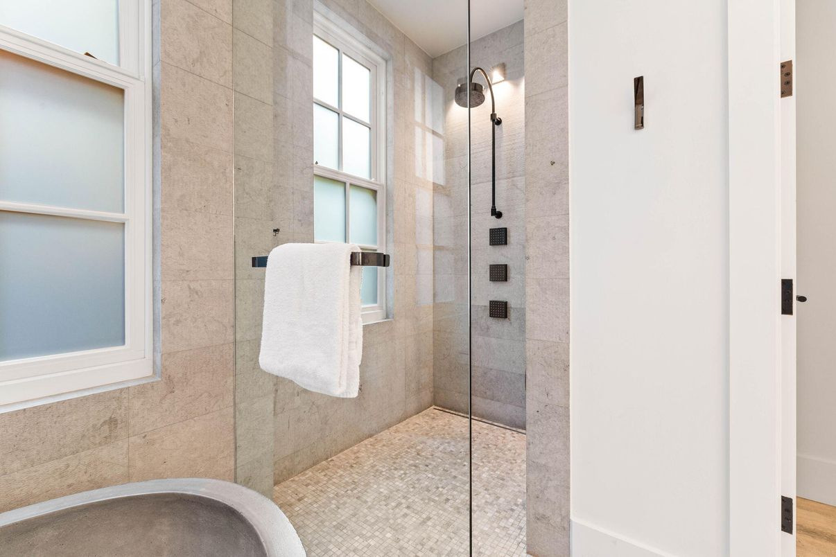 Bathroom, Glass Shower, Interior