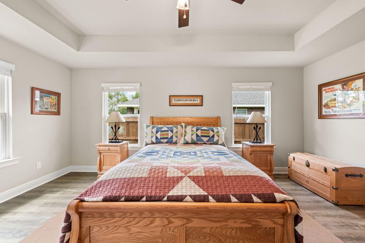 Bedroom, Interior, Wood Texture Flooring
