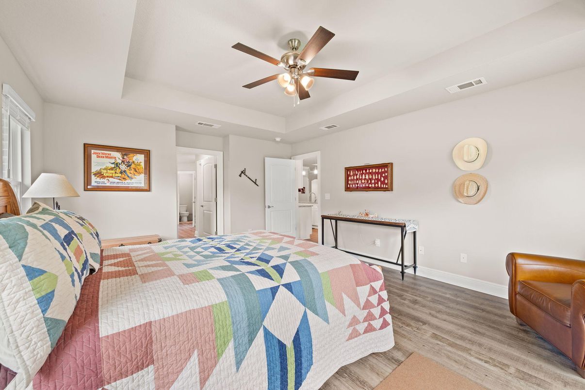 Bedroom, Interior, Wood Texture Flooring