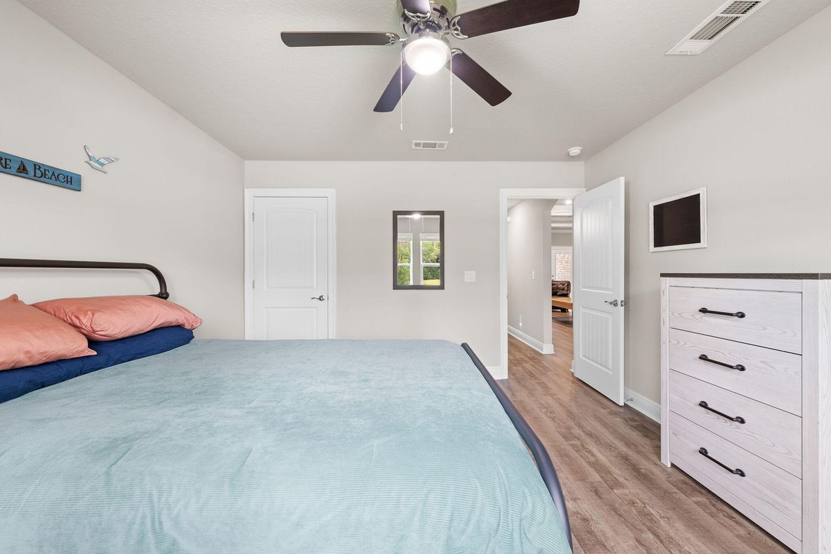 Bedroom, Interior, Wood Texture Flooring