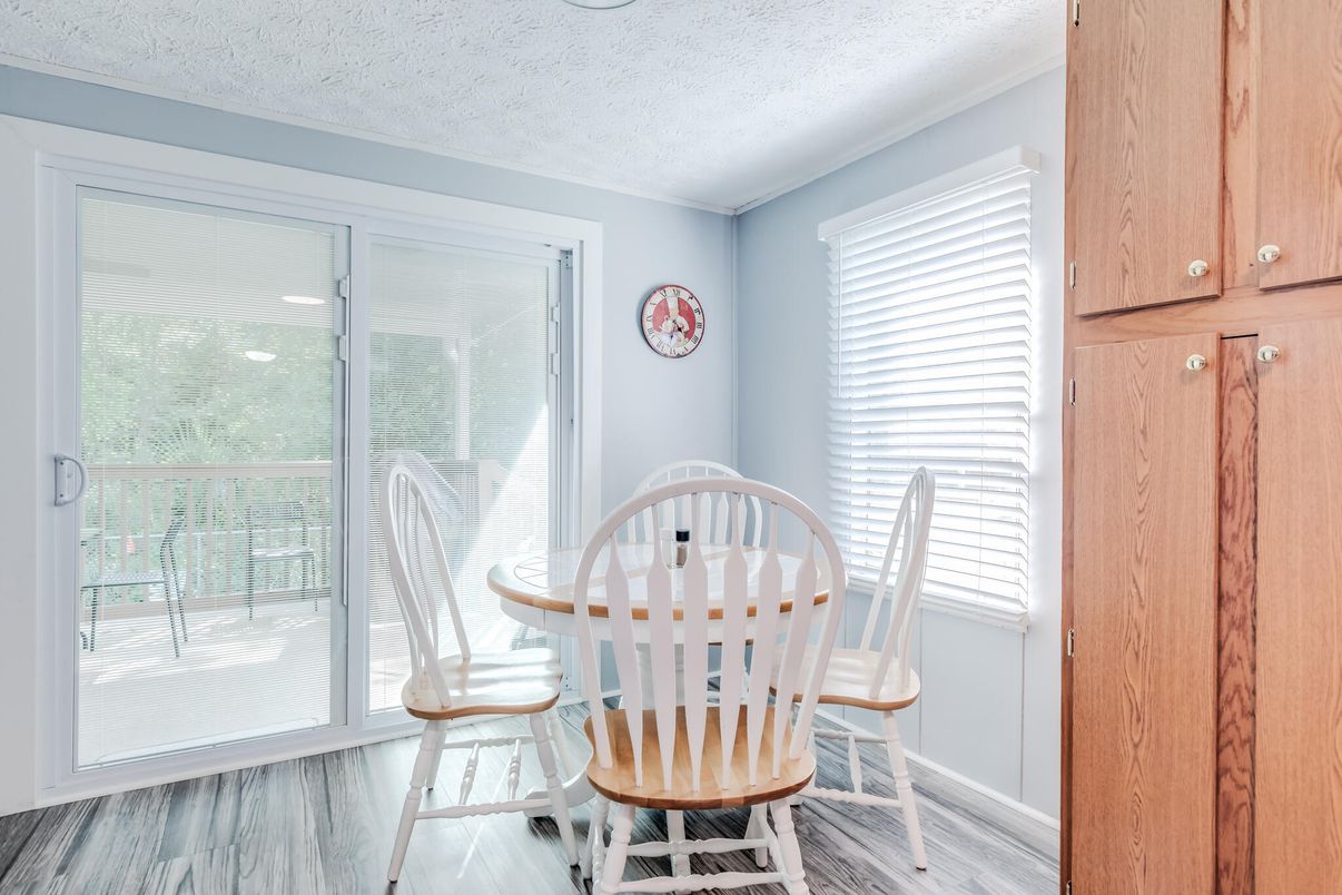 Dining room, Interior, Wood Texture Flooring