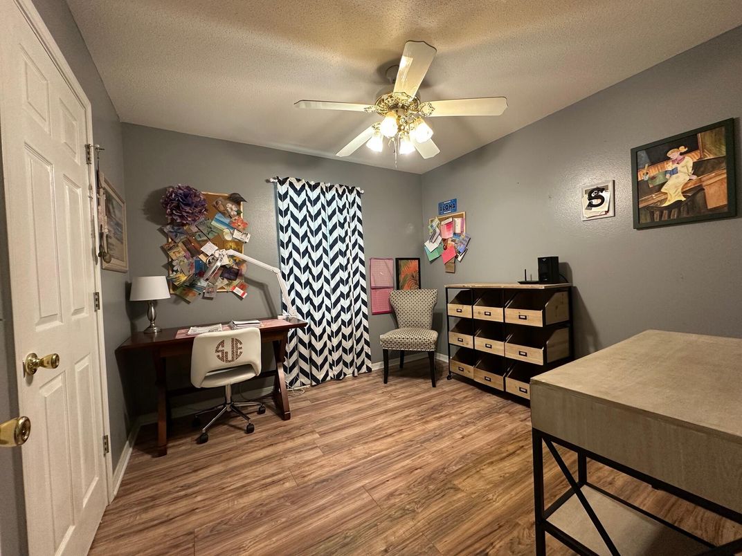Home Office, Interior, Wood Texture Flooring