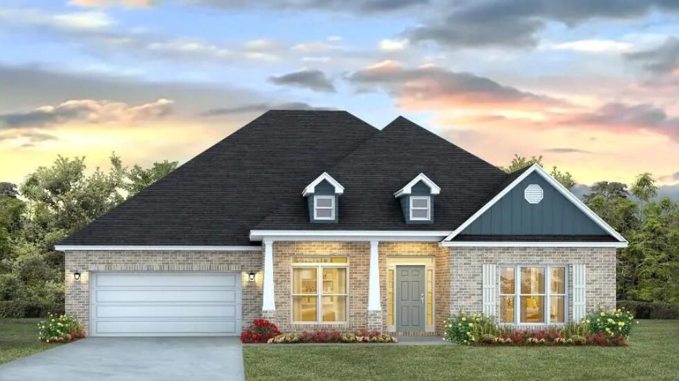 Attached, Exterior, Facade, Brick Facade, Brick Traditional