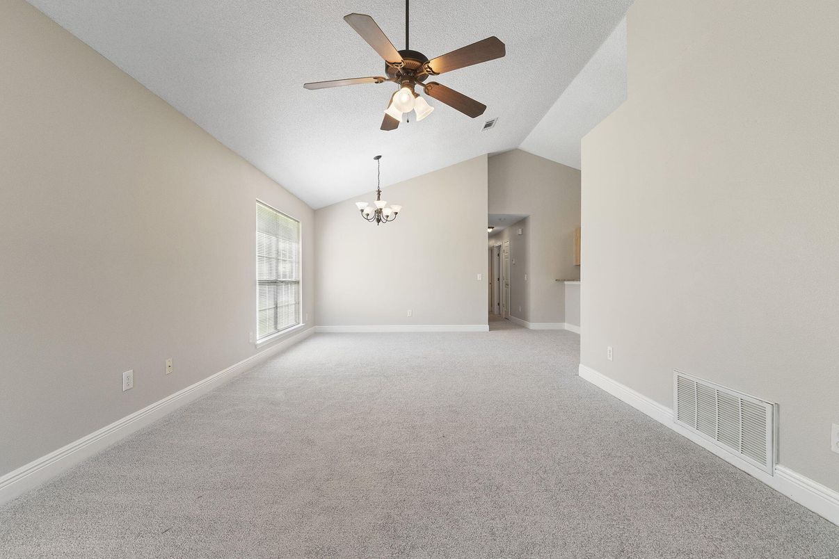 Chandelier, Empty room, Interior