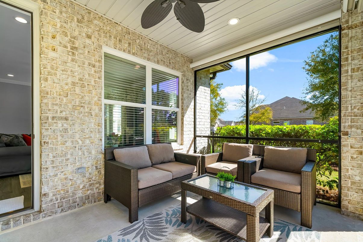 Interior, Living room, Recessed Lighting, Stone Walls