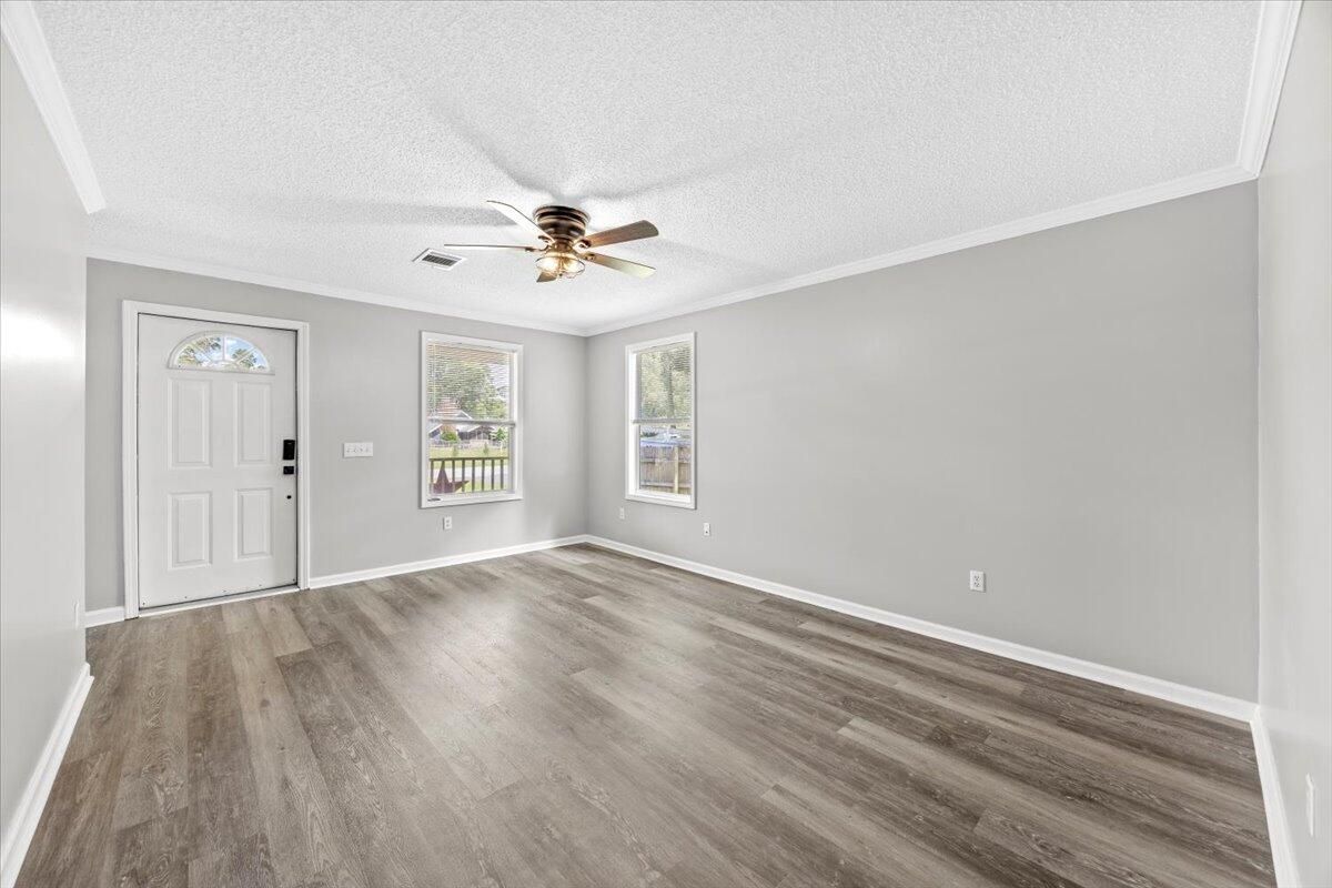 Empty room, Interior, Wood Texture Flooring