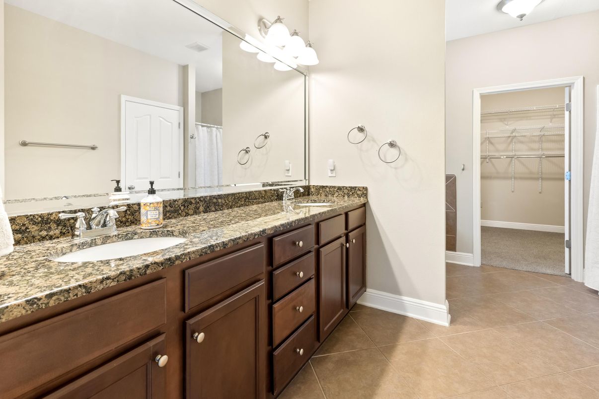 Bathroom, Dual Sink Vanities, Interior, Walk-in Closets