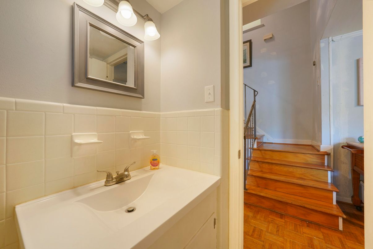 Bathroom, Interior, Wood Texture Flooring