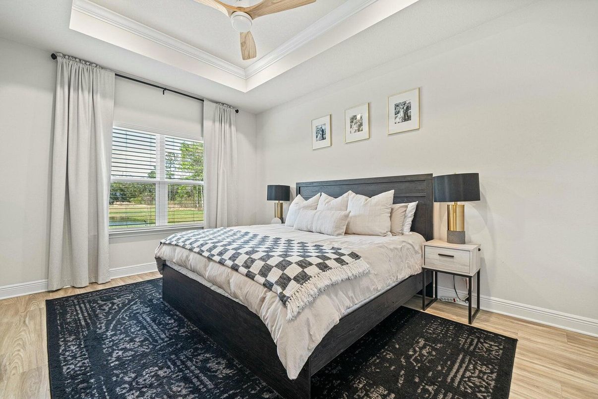 Bedroom, Interior, Wood Texture Flooring