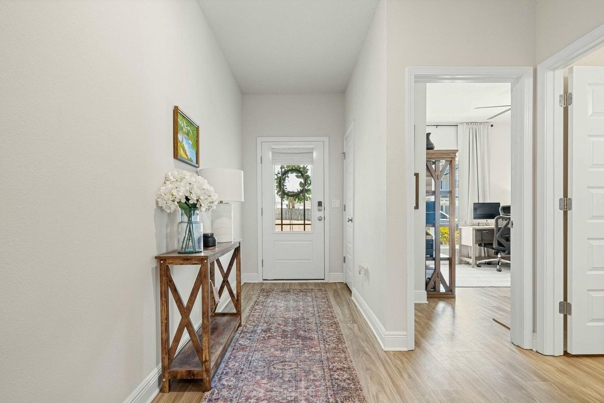Home Office, Interior, Wood Texture Flooring