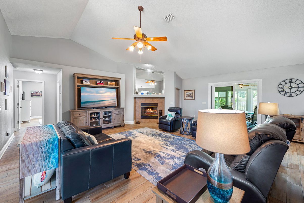 Fireplace, Interior, Living room, Wood Texture Flooring