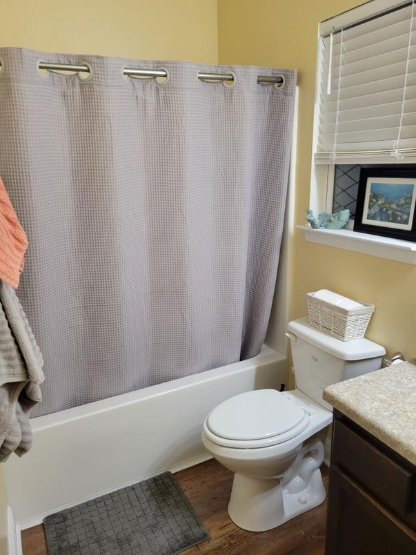 Bathroom, Interior, Wood Texture Flooring