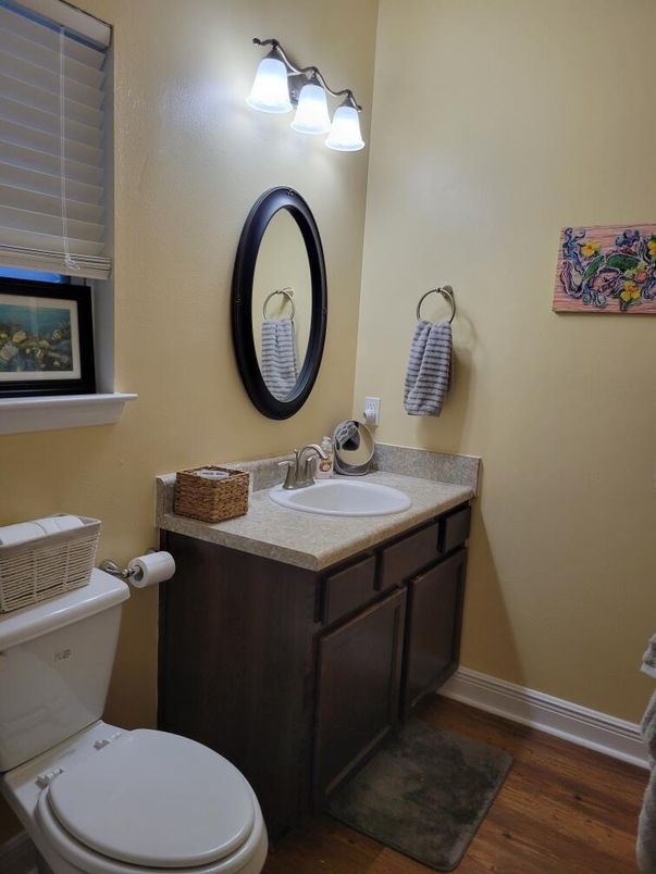 Bathroom, Interior, Wood Texture Flooring