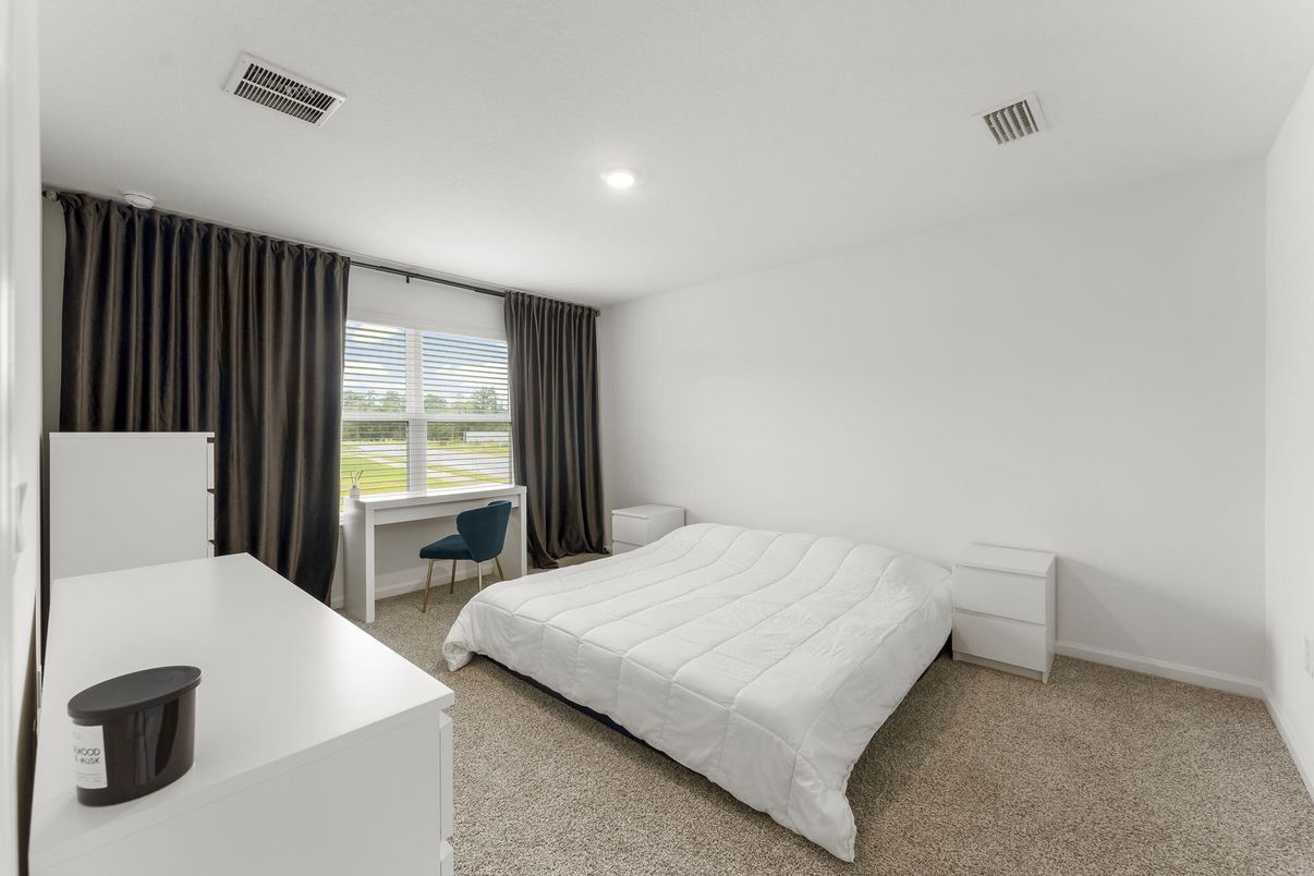Bedroom, Interior, Recessed Lighting