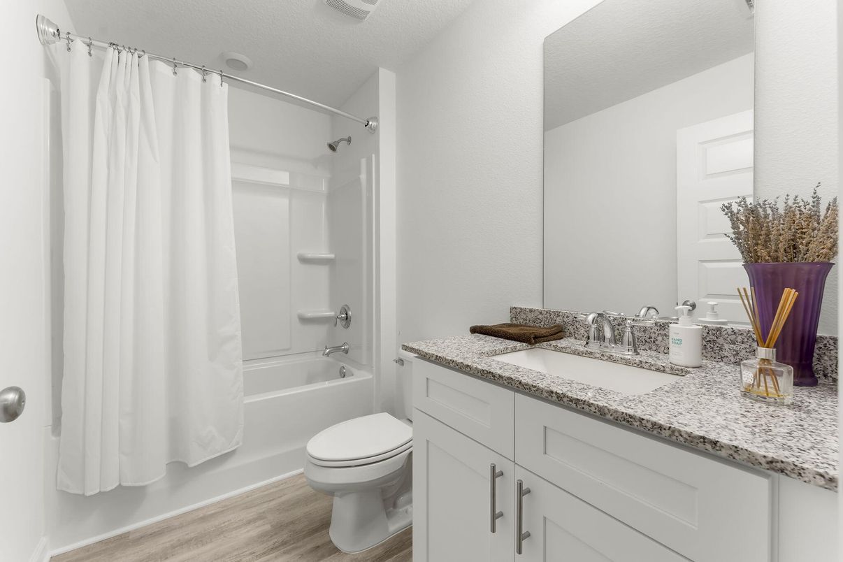 Bathroom, Interior, Wood Texture Flooring