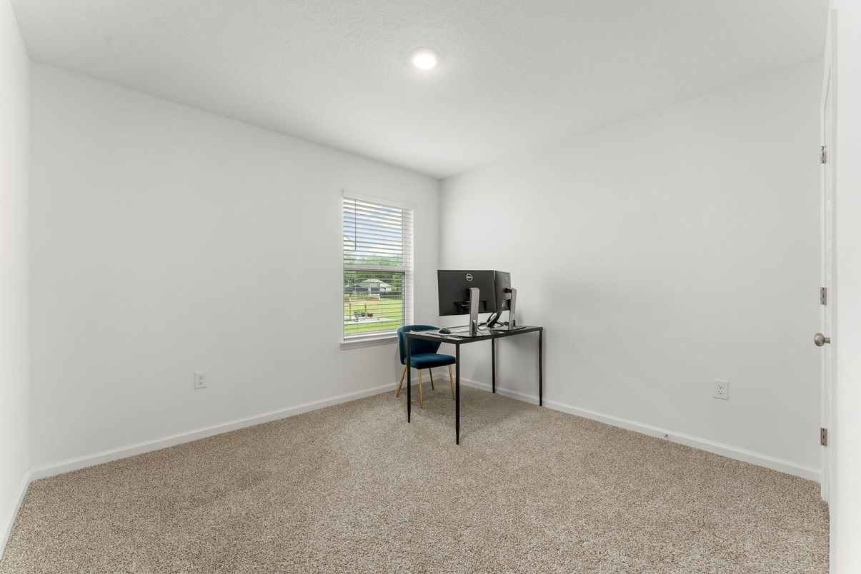 Home Office, Interior, Recessed Lighting